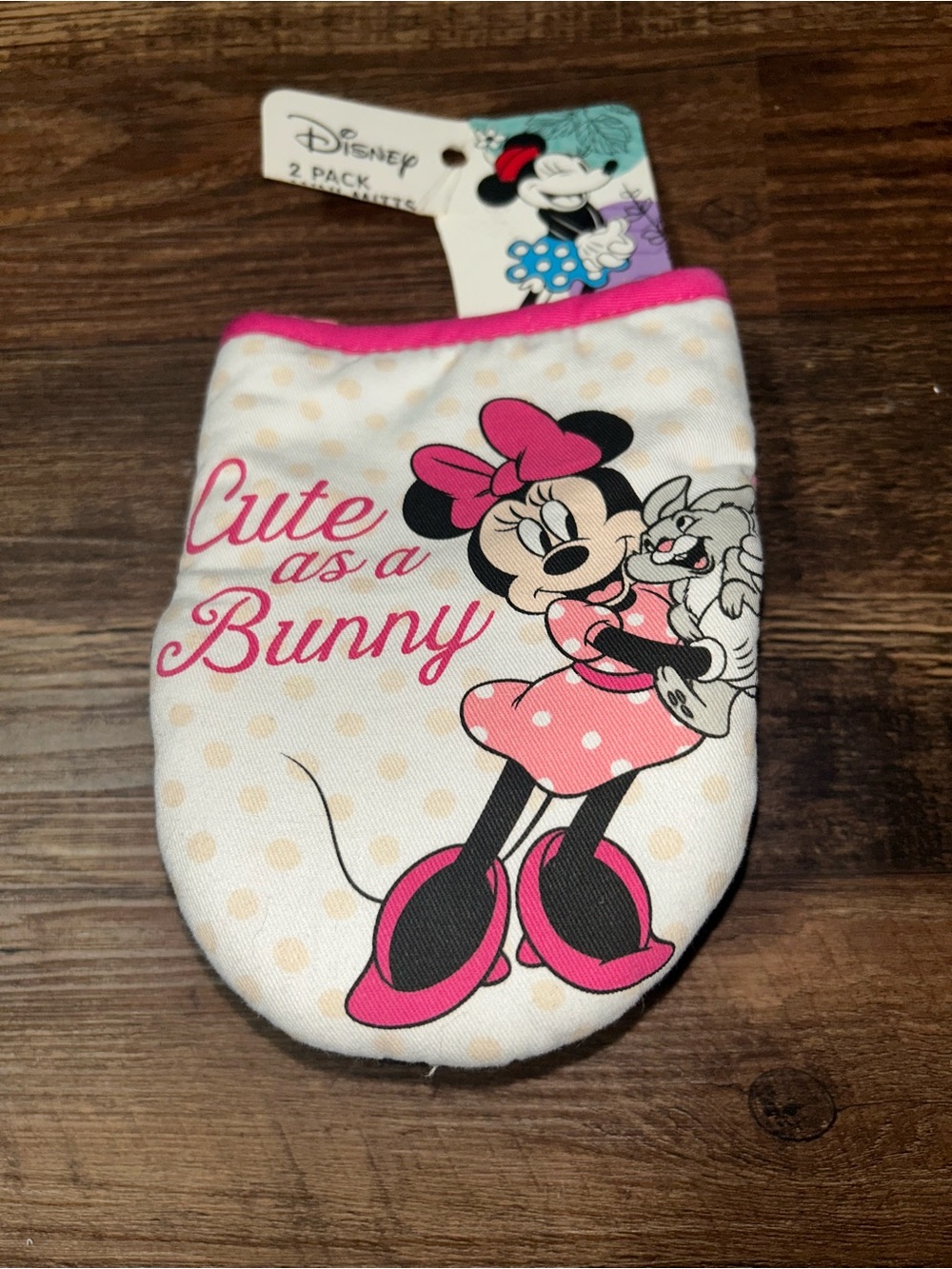 Disney Minnie Mouse Spring Oven Mitts